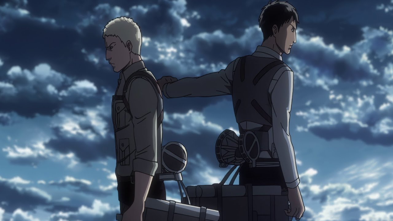 Reiner, Zeke and Bertholdt's last conversation before the Survey Corps