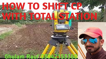 How can shift CP  with total station (total station se cp or change point shift kerne ka tarika)