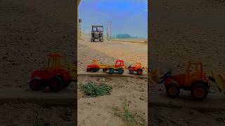 Remote control Tactor trolley and JCB machine and unboxing and tasting shorts video ll