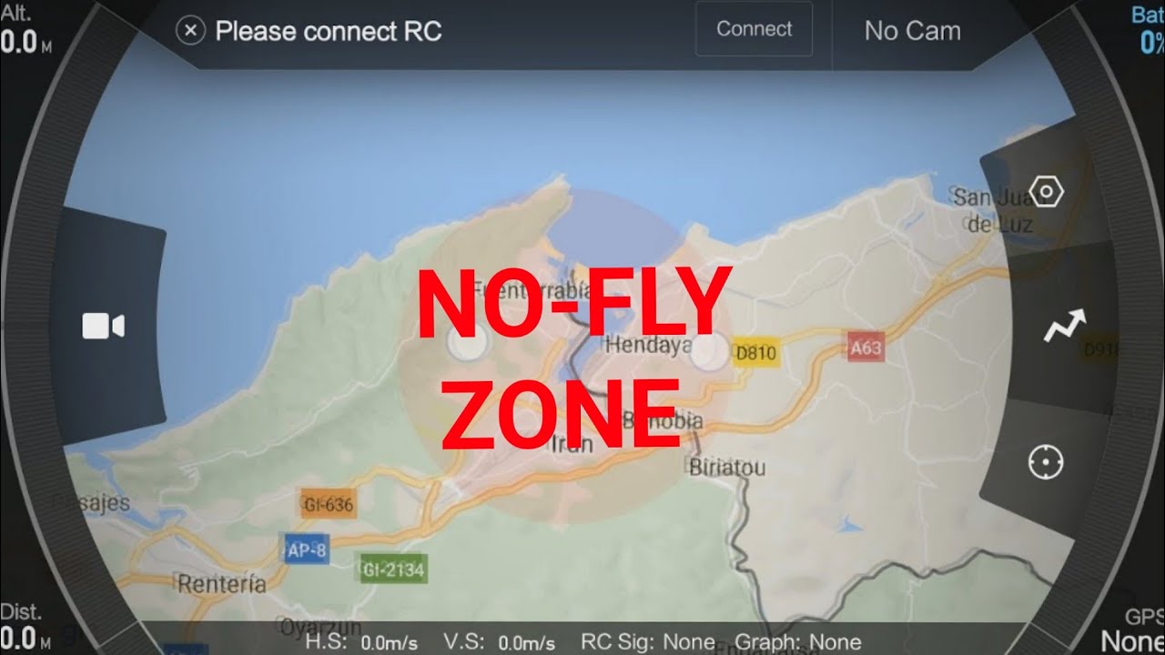 No fly zone карта