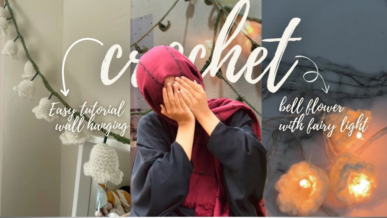 Beginner friendly crochet fairy light tutorial  || easy room decor 