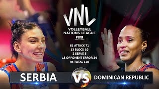 Serbia vs Dominican Republic | Women's VNL 2023