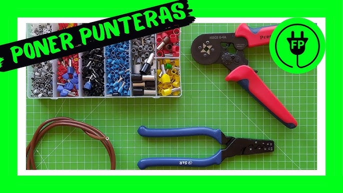 DxCRIMP Crimpadora Terminales Eléctricos,Punteras Electricas 0,25-6 mm²  Crimpadora Para Terminales de Cable,Crimpadora de Terminales Eléctricos,Prensa  Terminales Eléctricos con Pelacables Electricista : : Bricolaje y  herramientas