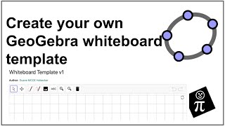 How to make your own #GeoGebra whiteboard