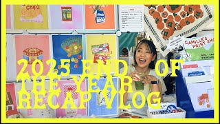 2025 EOY RECAP ✿ Navigating unemployment, starting new hobbies, and moving back in with my parents!