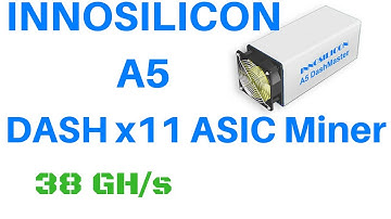 38 GH/s DASH x11 ASIC Miner. INNOSILICON A5 DashMaster.  Better Than Antminer D3