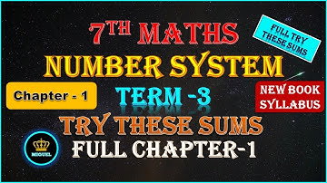 7th Maths Term 3 Chapter-1 Number System All Try These Sums | TN 7th Maths Term 3 Try These Sums