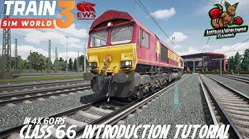 Train Sim World 3|Class 66 Introduction Tutorial IN 4K 60FPS