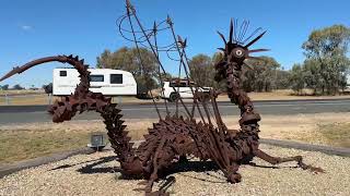 On the Road Again Feb 2025 - (171) -Travel Day - Junee to Deniliquin (294kms) - Sculpture Trail