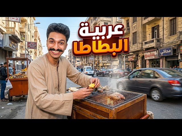 عبده ماندو فتح عربيه بطاطا في الشارع المصري 😂🥔 | AbuBatata