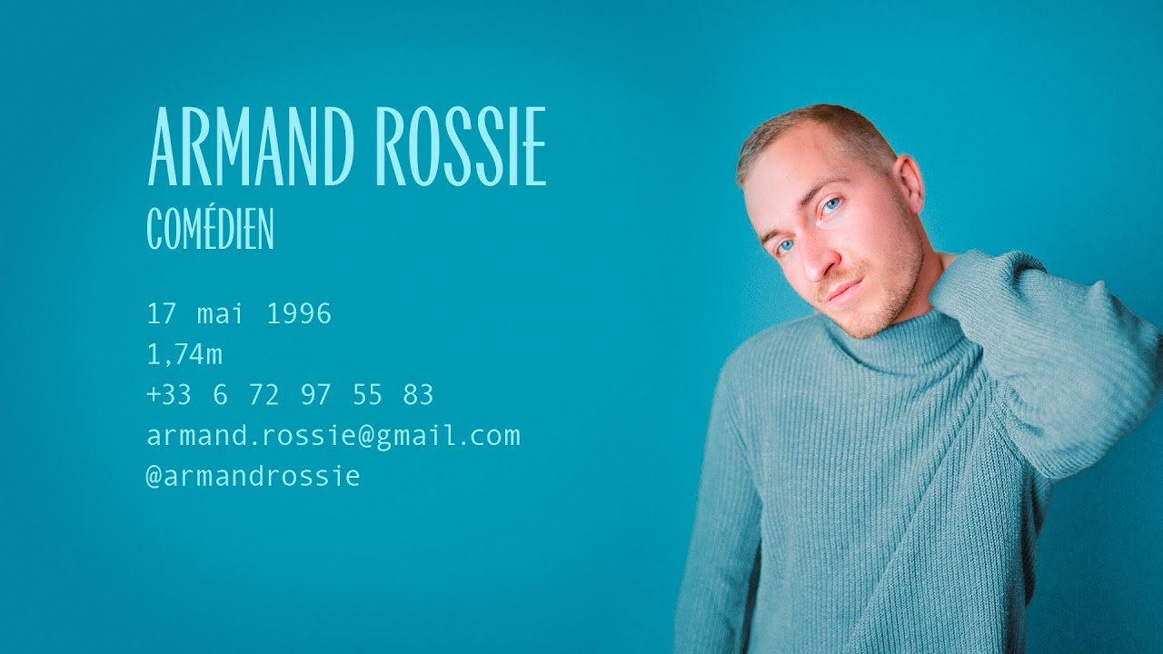 Bande Démo - Armand Rossie
