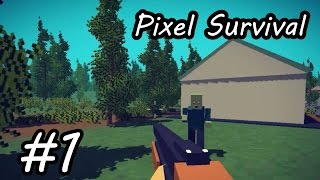 Pixel Survival - Craft Game[Thai] #1 ตามหาปืนกล