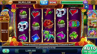 Gold Fish Casino Slots Walkthrough Gameplay Muertos Millions iOS screenshot 1