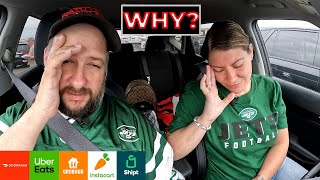 Our Most Difficult Instacart Shop EVER!!! | Doordash, Uber Eats, Instacart MultiApp RideAlong