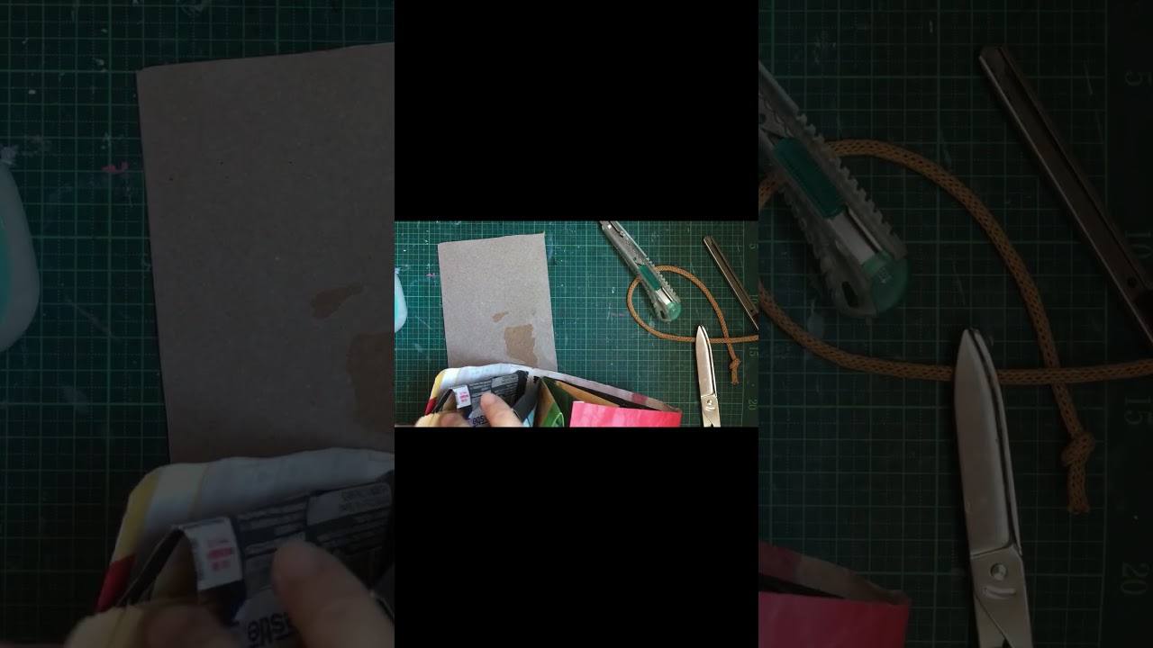 Creating pages for a junk journal - YouTube