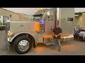 Before, During & After – CONGRATULATIONS Mike Pena Brown with Blue Frame Peterbilt 389 Custom