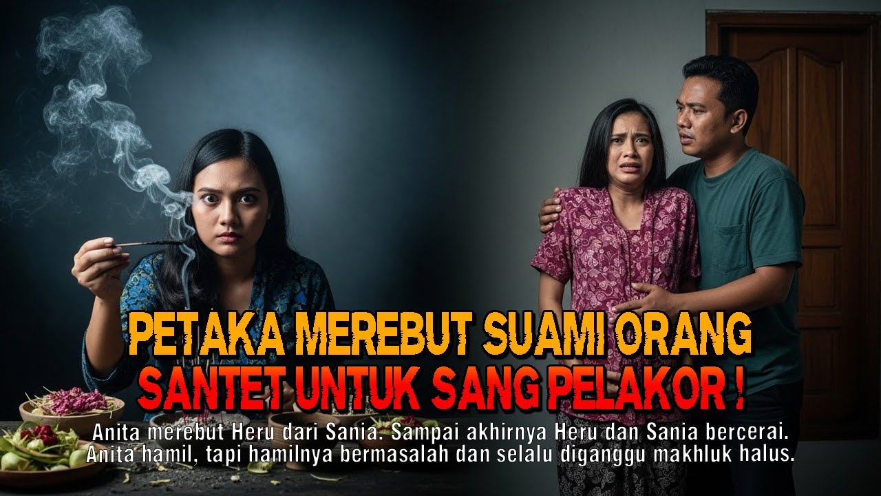 Kisah ngeri - PETAKA MEREBUT SUAMI ORANG SANTET UNTUK SANG PELAKOR