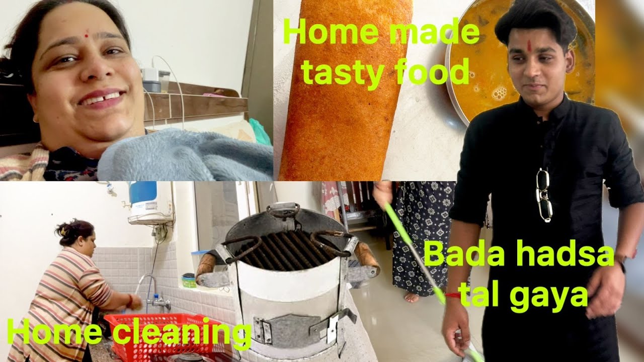 Aaj bahut bada hadsa tal gaya || Home cleaning and cooking|| Morning routine