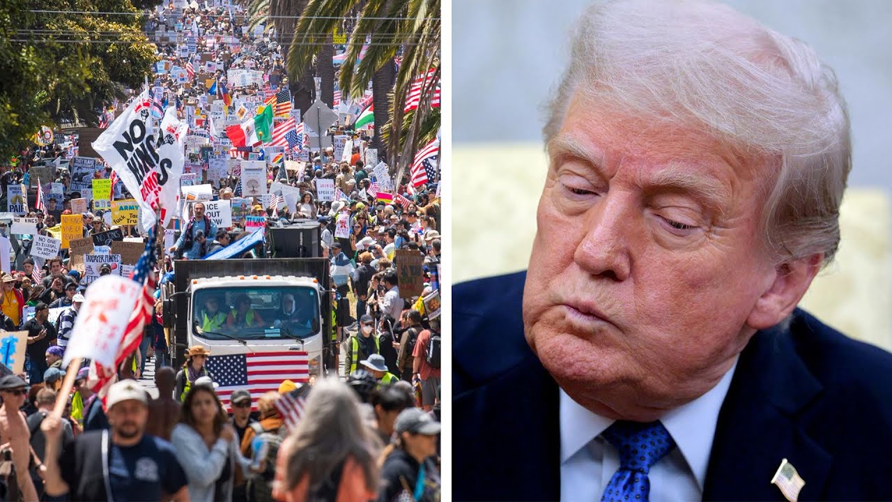 Trump protest suppression BACKFIRES, protests SET RECORDS