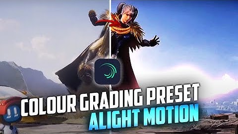 Lobby Edit Colour Grading Daku Gaming || Colour Grading XML Present Alight Motion