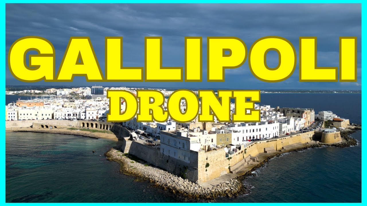 🚁 Gallipoli , Italy  2024  🚁   [4K HD]   Drone  Video    