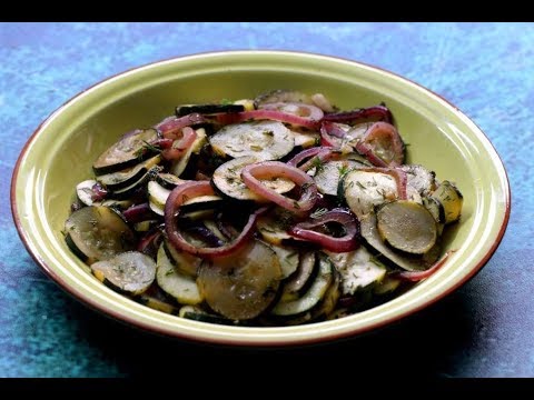 סלט זוקיני ושמיר / Zucchini salad