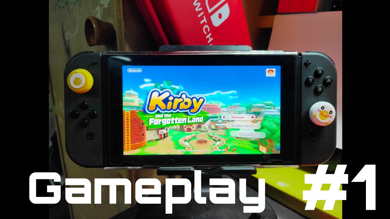 KIRBY AND THE FORGOTTEN LAND - GAMEPLAY DO INÍCIO [NINTENDO SWITCH PT-BR] 