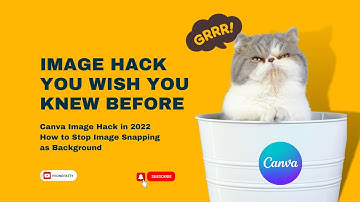 A Guide to Canva Image Hack 2022-How to Stop Your Image From Snapping as Background