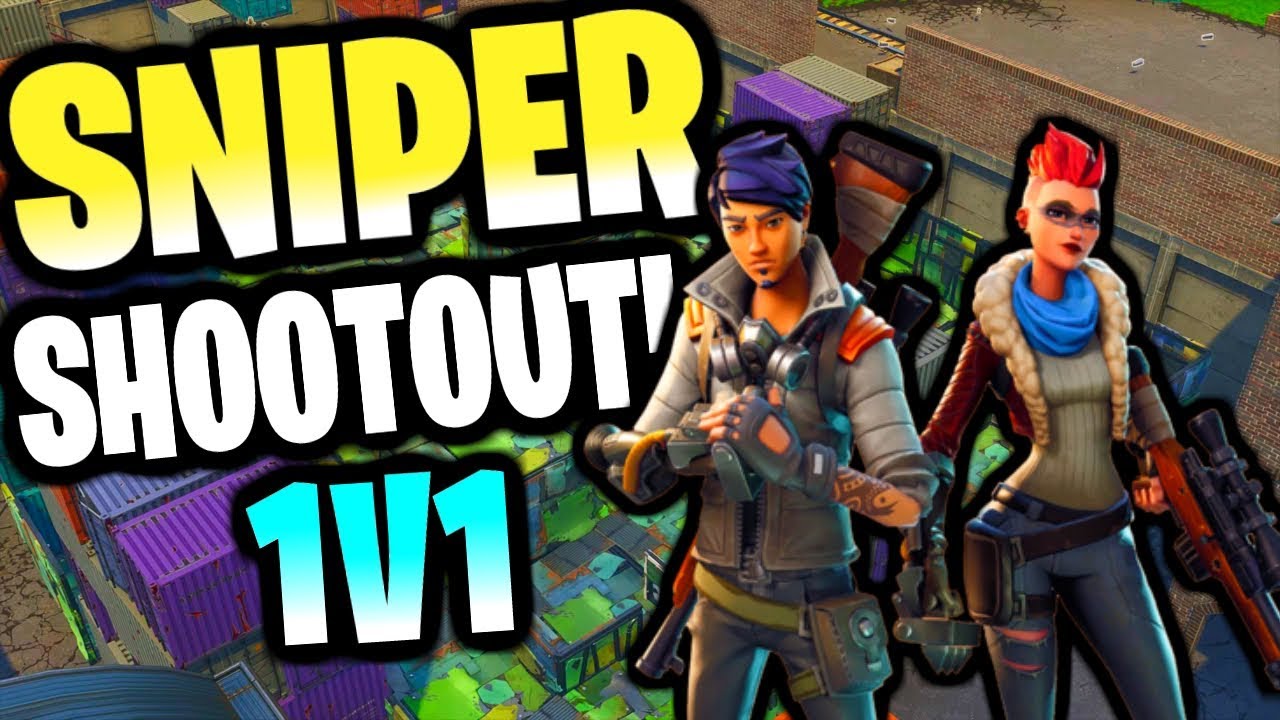 INSANE FORTNITE 1V1 SNIPER SHOOTOUT - COD4 'SHIPMENT' REMAKE! | Fortnite: BR (Playground Mode)