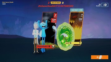 RICK SANCHEZ WINNING & LOSING ANIMATION IN MULTIVERSUS