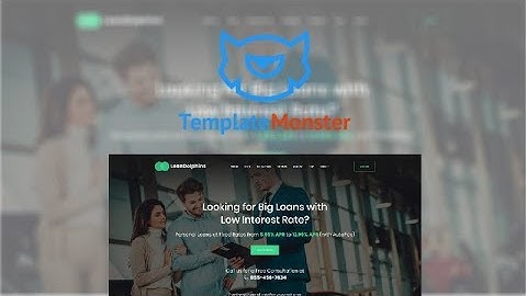 Loan Dolphins - Loan Company One Page WordPress Theme #61151