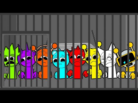 ALL SERIES SPRUNKI IN PRISON! SAD JAIL STORIES INCREDIBOX SPRUNKI Cartoon Animation