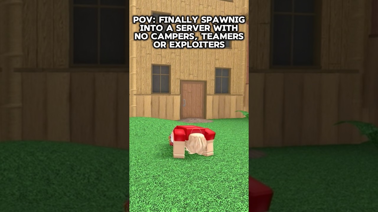 Perfect Server 🤩 || Roblox MM2 Skit