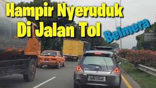 BELMERA TOLL ROAD Sightings : BELAWAN MEDAN TANJUNG MORAWA - Driving on the Medan city Toll Road