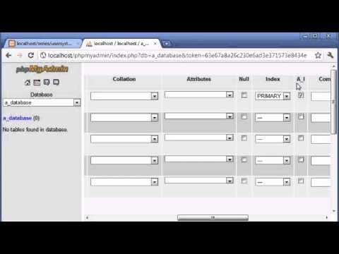 Creating Tables Tutorial in PHP - MYSQL by For Student Organization