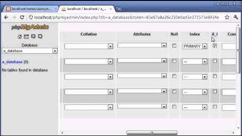 Creating Tables Tutorial in PHP - MYSQL by For Student Organization