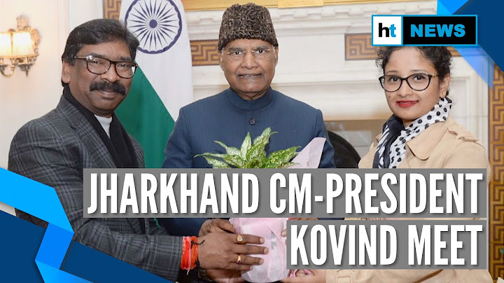 Jharkhand CM Hemant Soren meets President Kovind at Rashtrapati Bhavan