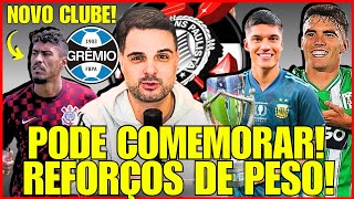 Pode comemorar!Tomás Verón no timão/Paulinho no Grêmio/Joaquim Correa/Notícias do Corinthians dehoje