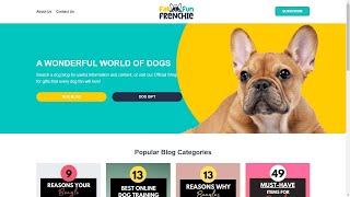 How to Create a Personal Blog Website with HTML, CSS, and JS withParallax and Animation Tutorial