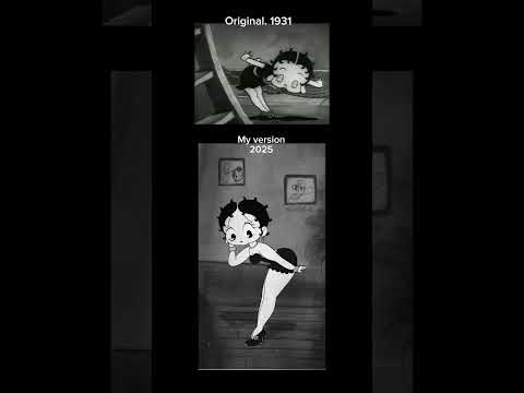 Last one I swear! Og and my version! #bettyboop #animationmeme #cartoon