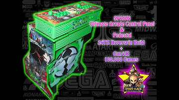 Spawn - The Ultimate Delux Arcade Control Panel and Pedestal #mame #arcade #gaming Hyperspin