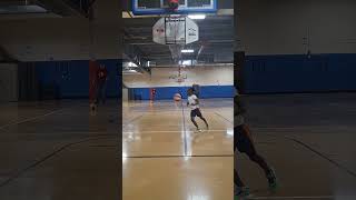 Practice your basketball shots before the game.#Youthbasketball #floridaboy