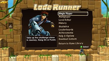 Xenia Canary 0636ec3b9 | Lode Runner 4K 60FPS UHD | Xbox 360 Emulator PC Gameplay