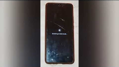 How to on and off dark mode in realme c25s,on and off dark mode setting