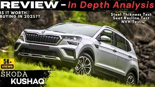 Skoda Kushaq 2025 Espessura do aco ruido vibracao e aspereza NVH e conforto dos 