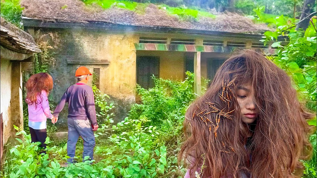 HOMELESS | HELPING beautiful homeless girl who hasn't eaten in a week. CLEANING UP OLD HOUSE