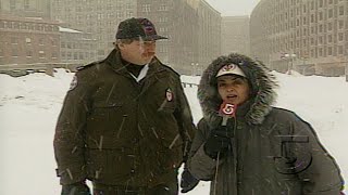Bostons Blizzard of 1996; WCVB broadcast highlights