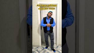 Küçük kardeşim cips istiyor