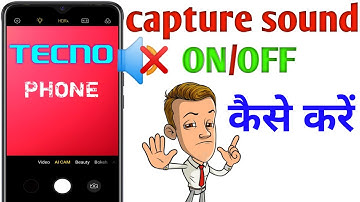 How to turn off camera shutter sound in tecno spark 7 Pro, 6 Air, 5, 5 Pro, 4 | tecno feachures
