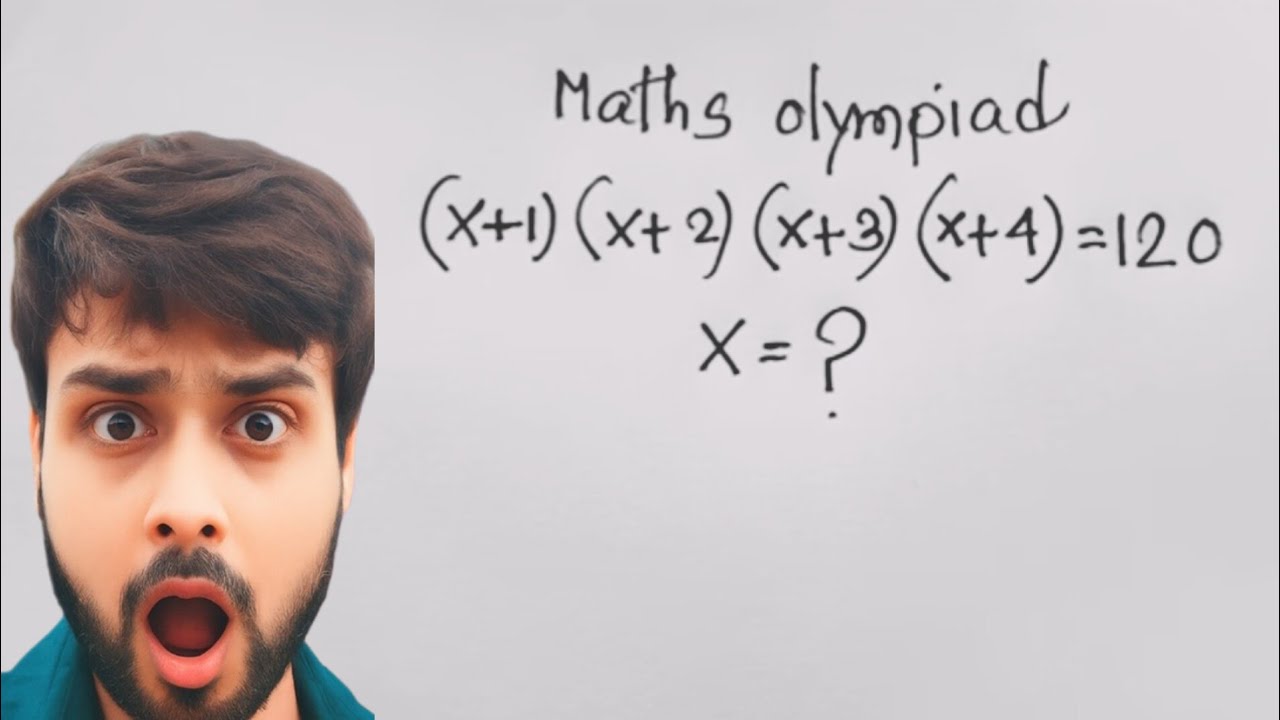 Solve (x+1)(x+2)(x+3)(x+4) = 120 | Step by Step Algebra Solution ...